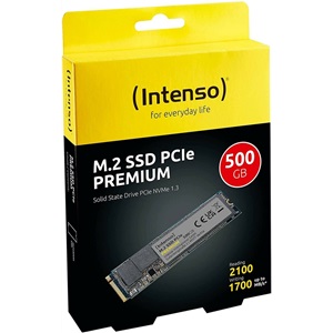 INTENSO 3835450, 500GB, 2100-1700Mb/s, Gen3, NVMe PCIe M.2, Premium, 3D NAND, SSD