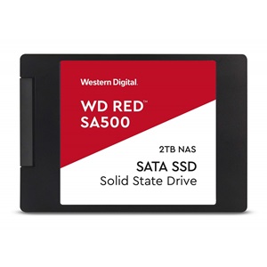 WD Red SA500, WDS200T2R0A, 2TB, 560/530, SERVER ve NAS için Enterprise, 2,5" SATA, SSD