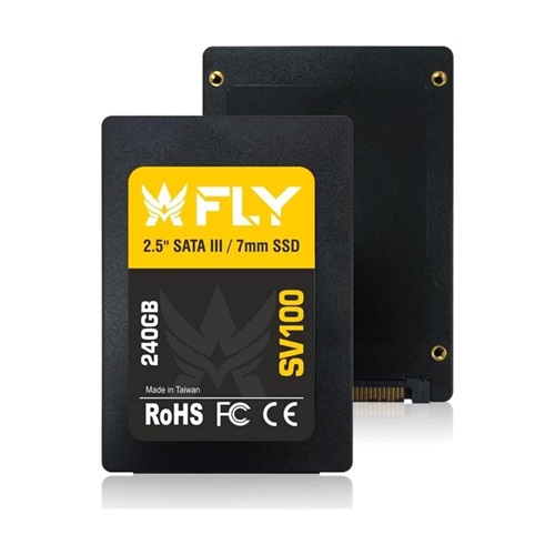 FLY SV100, 240GB, 560-540Mb/s, 2.5" SATA3, 3D NAND, SSD