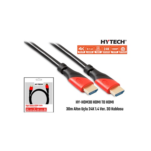 HYTECH HY-HDM30, Full HD, HDMI v1,40, Kablo 30mt 