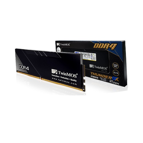 TwinMOS TMD416GB3200D16BKGX, 16GB, DDR4, 3200MHz, 1.2V, ThunderGX, Desktop Ram (Soğutuculu)