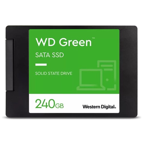 WD Green, WDS240G3G0A, 240GB, 545/465, 3D NAND, 2,5" SATA, SSD